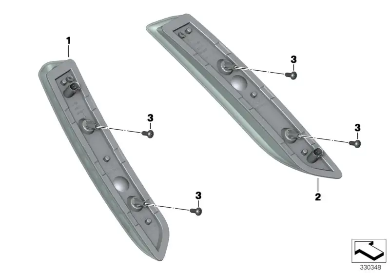 BMW LED-Blinkleuchte vorn rechts K48 K61 63137717872