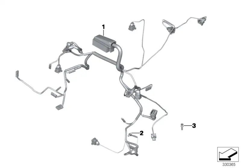 BMW Massebolzen K21 K22 K23 K30 K32 K33 R21 R21A R22 R28 61137671