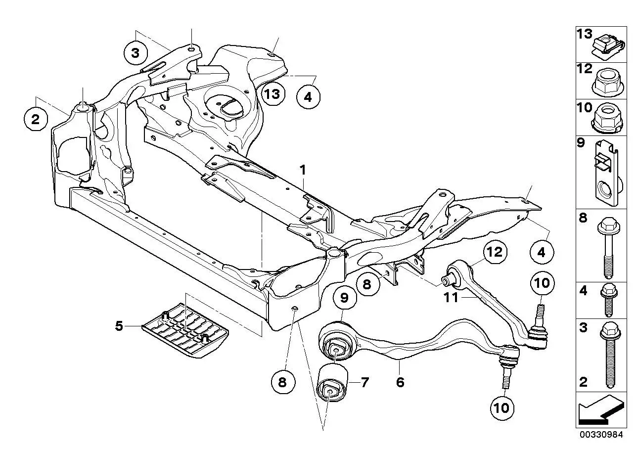 BMW Hydrolager E81 E82 E84 E87 E88 E89 E90 E91 E92 E93 3112676371