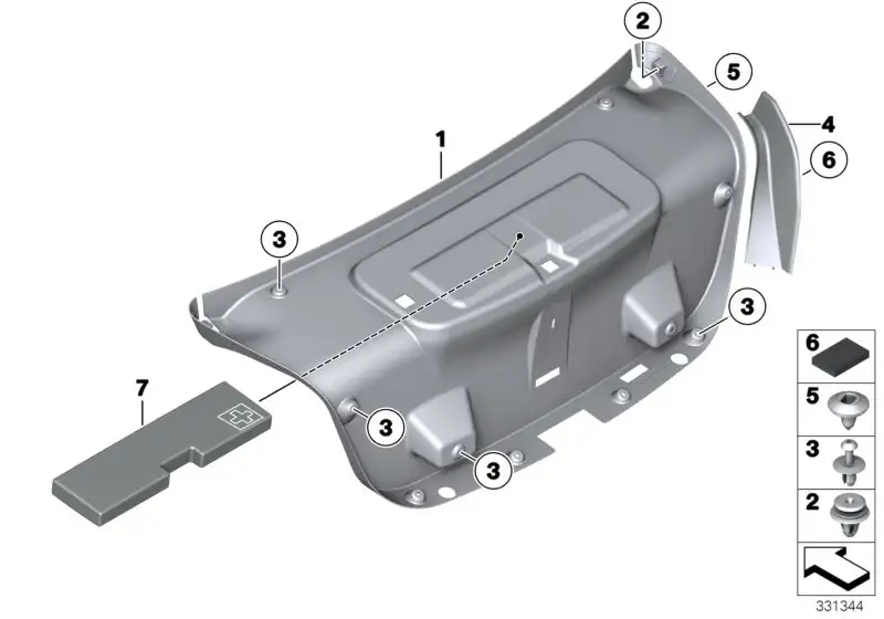 BMW Abstützung F10 K48 K61 51497278071 - 5er F10, 5er F18
