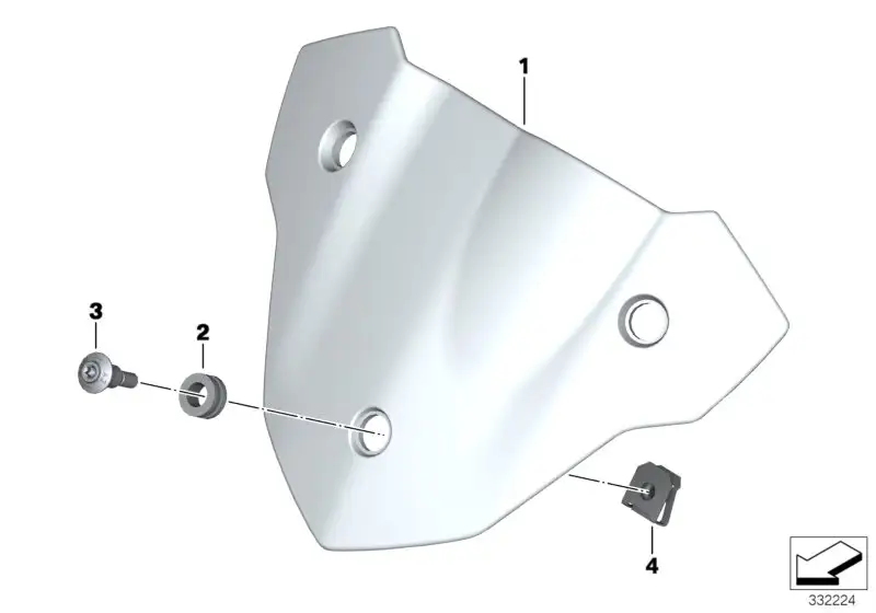 BMW Windschild 46638534176 - Bildposition 01