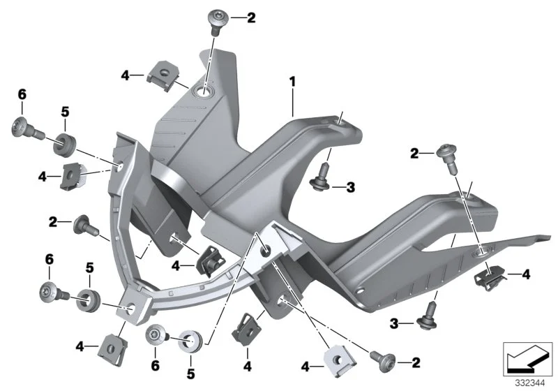 BMW Halter Instrumentenkombination K47 46638534195