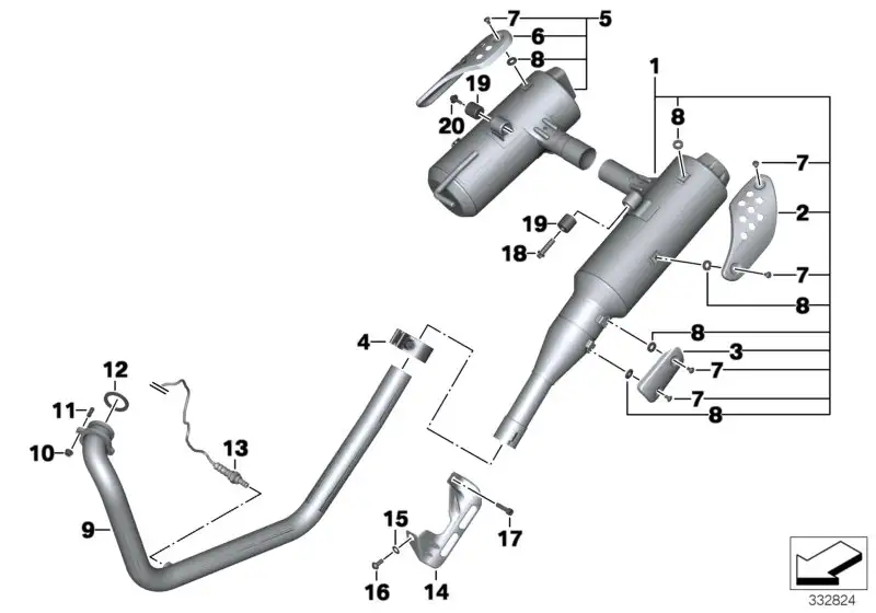 BMW Schraube R13 07129903375 - Bildposition 20