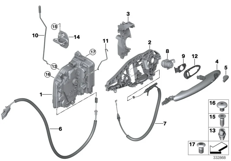 BMW Abdeckkappe F54 F56 F56E F57 F60 51219465967