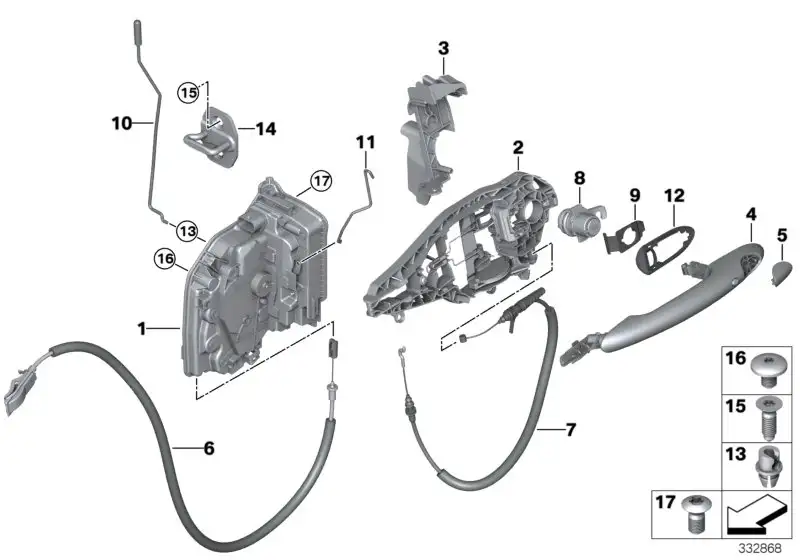 BMW Befestigungsglocke 51217317425 - Bildposition 09