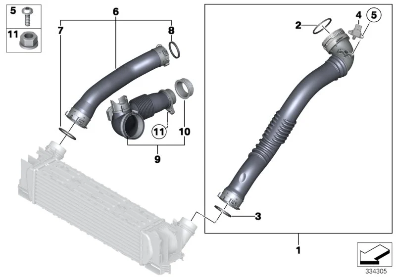 BMW Formdichtung F15 F16 F20 F21 F22 F23 F25 F26 F30 F31 F32 F33 F34 F36 13717637707