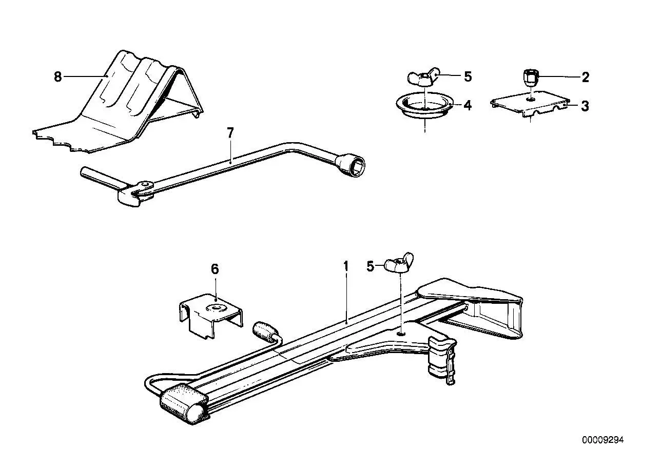 BMW Radmutter E12 E21 E24 36111106017 - 3er, 5er, 6er