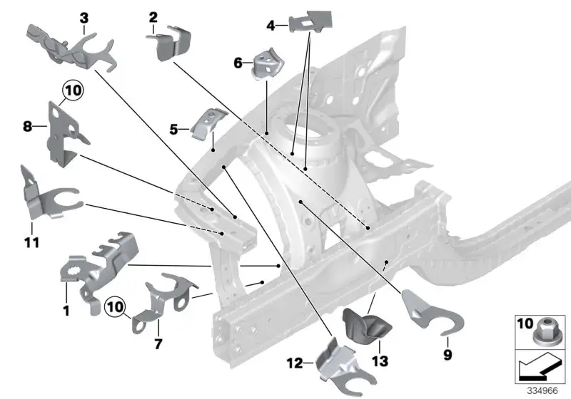 BMW Halter AGD unten rechts 41008060232 - Bildposition 07