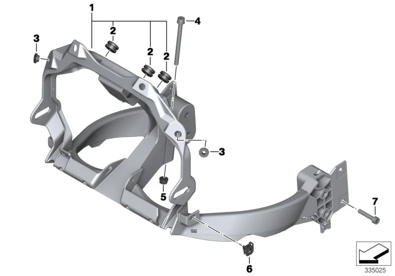 BMW Torxschraube mit Scheibe E61 F04 F06 F10 F12 F13 K70 K72 K75 07129905159