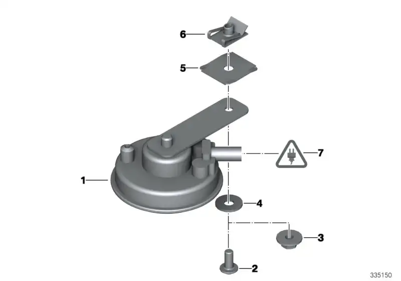 BMW Signalhorn 61338414388