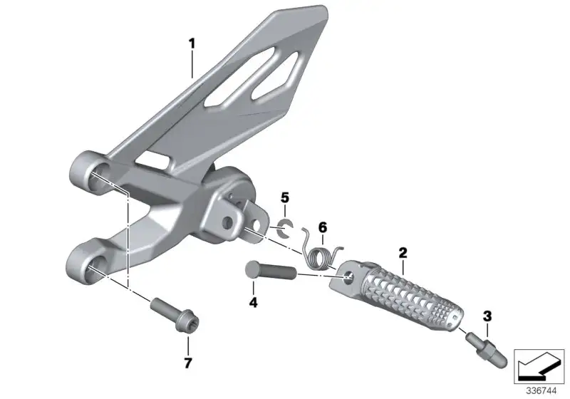 BMW Drehfeder K47 46718542078