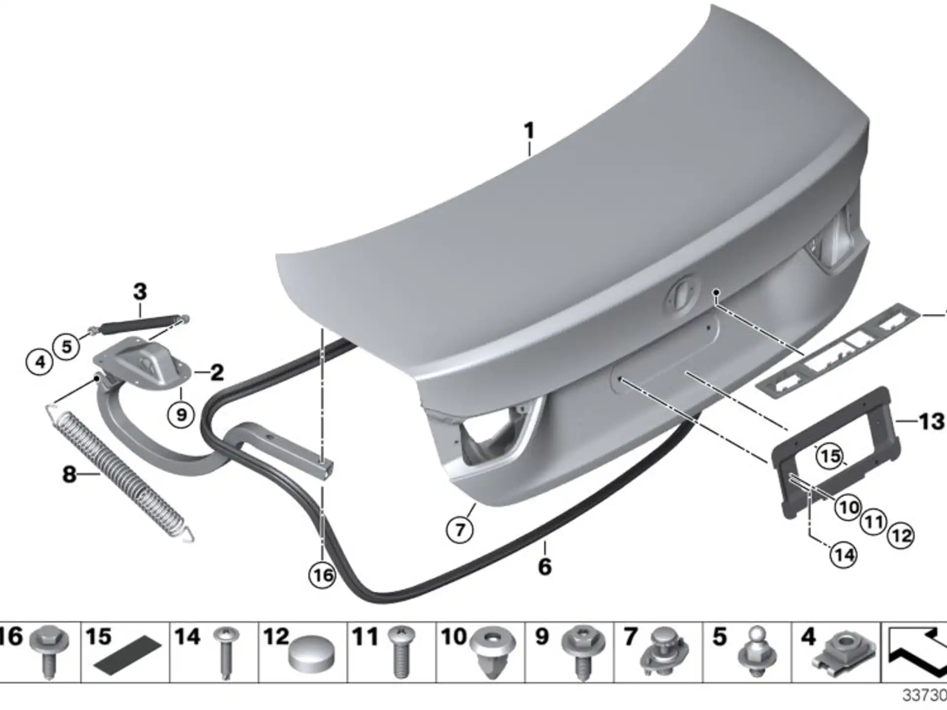 BMW Einsteckmutter F82 F97 F98 G01 G02 I01 I12 I15 07149295514