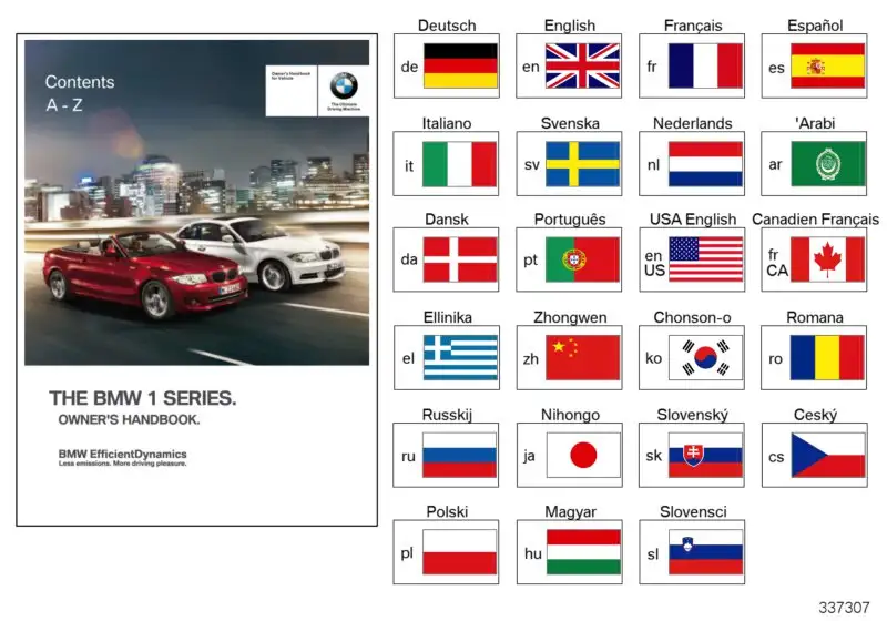 BMW Betriebsanleitung Deutsch, mit iDrive E82 E88 01402602830