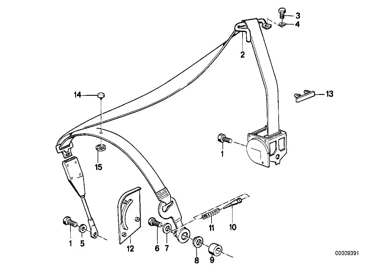 BMW Abdeckung links E30 72111935605 - Bildposition 12