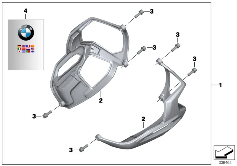 BMW Ventildeckelschutz Kunststoff links K21 K22 K23 K25 K26 K27 K32 K33 71607719409