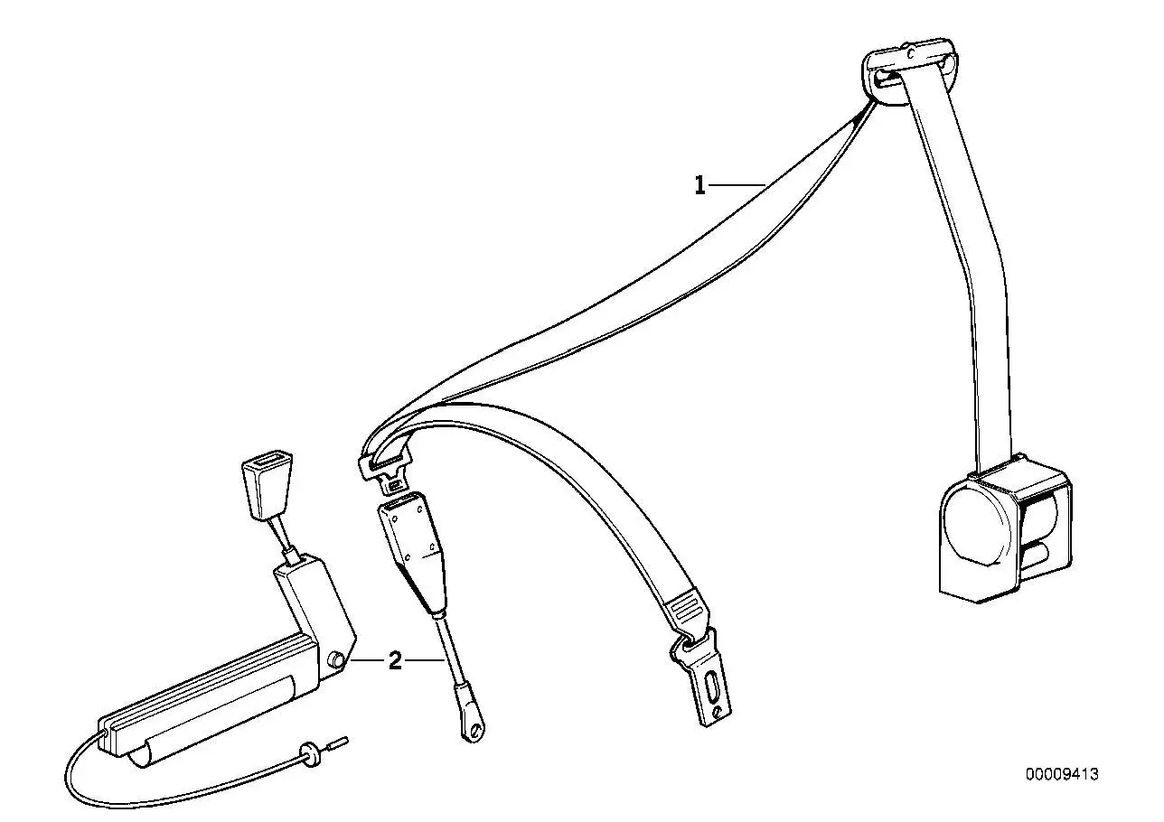 BMW Untergurt vorn E32 E34 72118181361