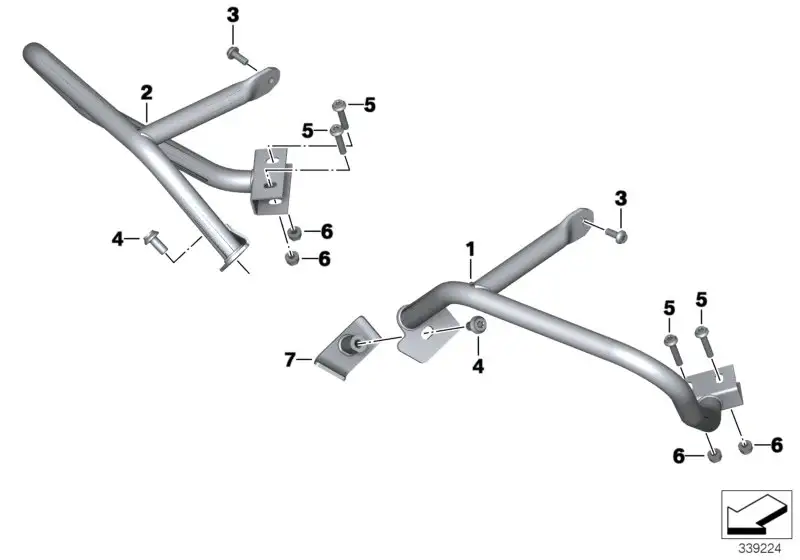 BMW Halter K71 61218527964