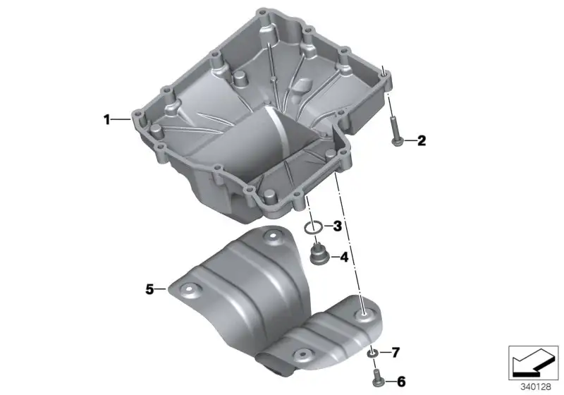 BMW Hitzeschutz K46 11117717369 - Bildposition 05