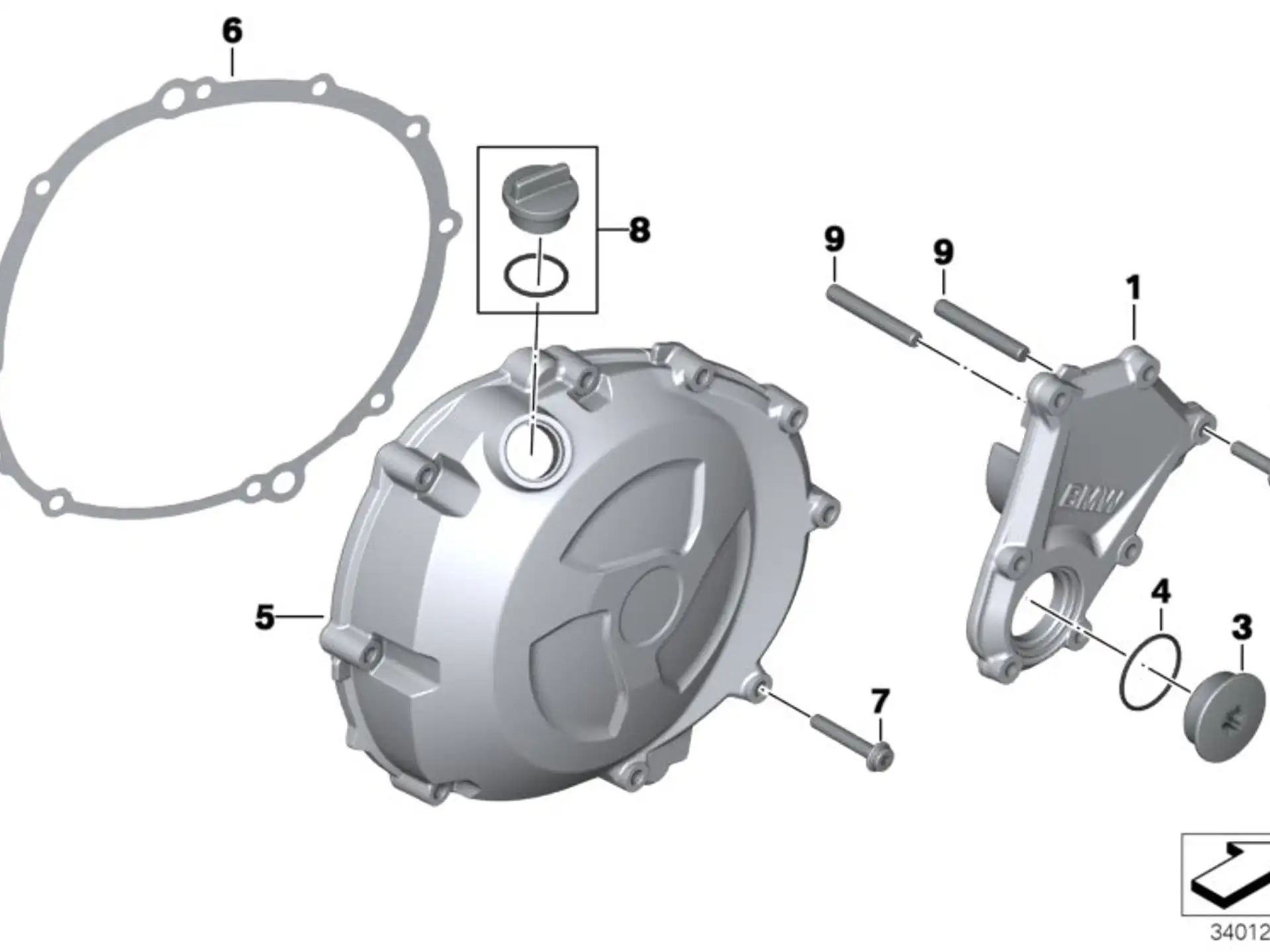 BMW Zylinderstift K42 K46 K47 K49 11317718076