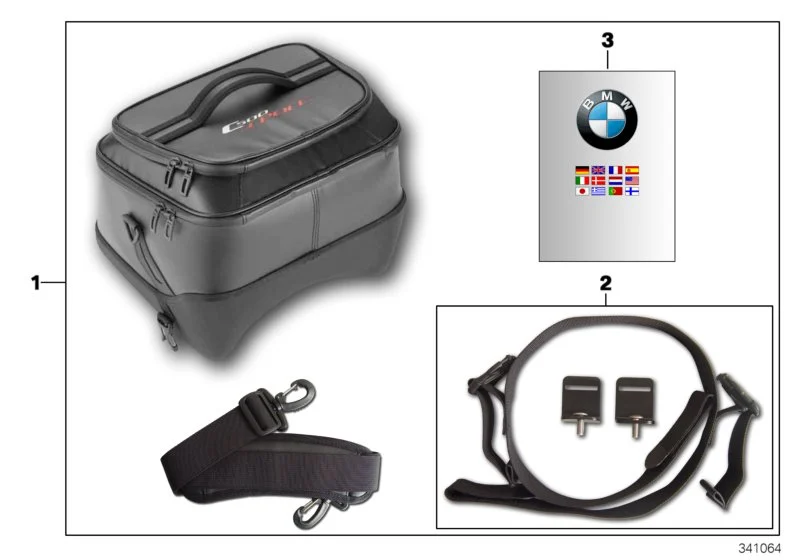 BMW Mitteltunnel-Tasche K18 77458551271