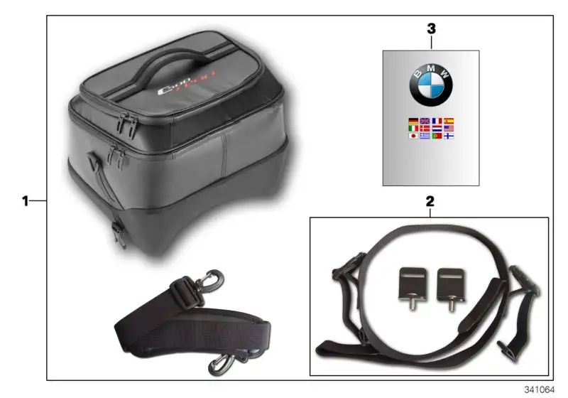 BMW Mitteltunnel-Tasche K18 77458551271