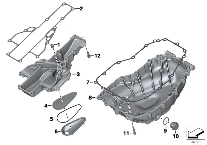 BMW Deckel K71 K72 K73 11147708072