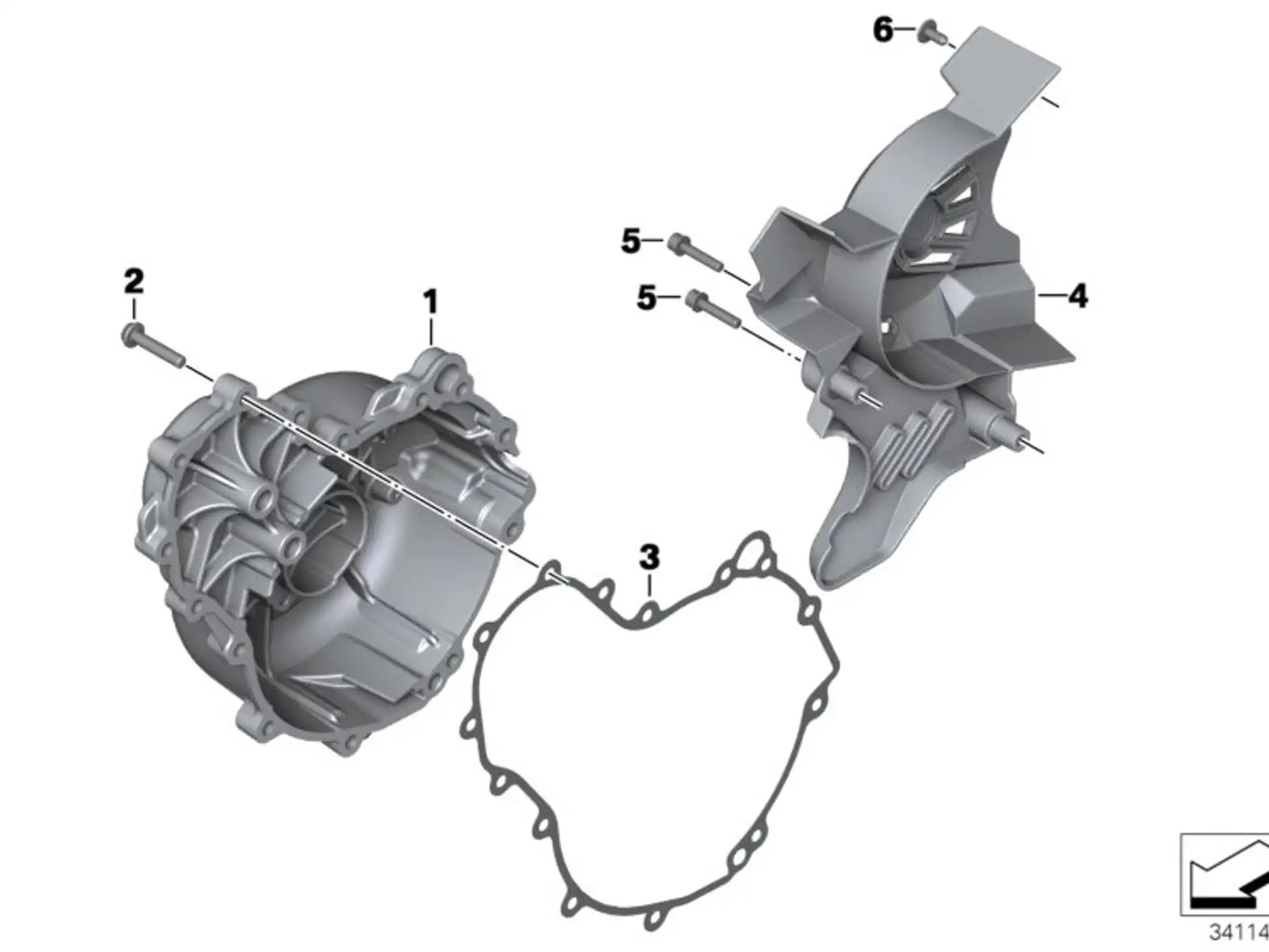 BMW Dichtung rechts K70 K71 K72 K73 K75 11147670688