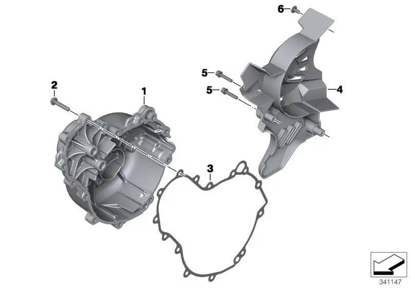 BMW Abdeckung K70 K72 K75 11148529417