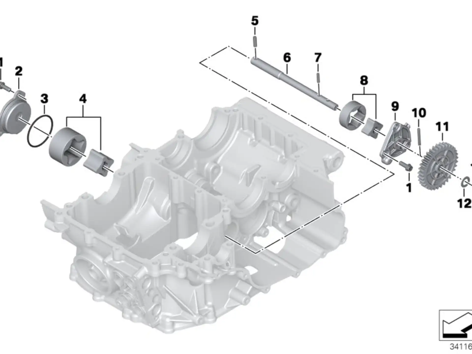 BMW Ölpumpenzahnrad K70 K71 K72 K73 K75 11417690441