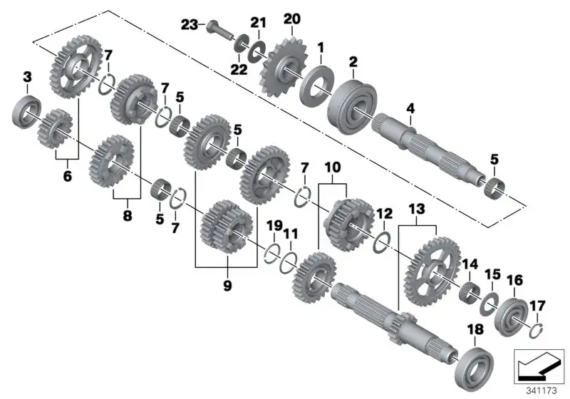 BMW Kettenritzel 27717708479