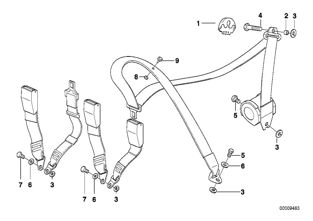 BMW Sechskantschraube E36 E38 E39 72118119229