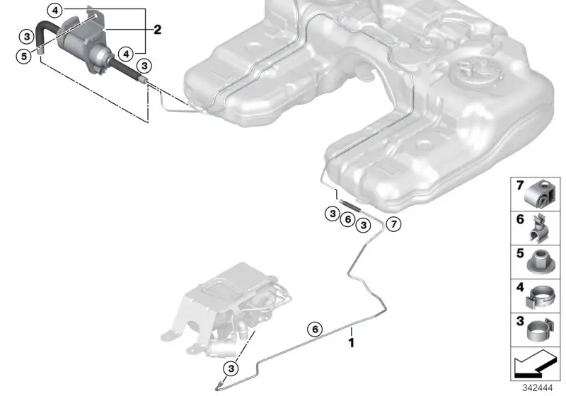 BMW Kraftstoffpumpe F15 F16 F85 F86 64129289013