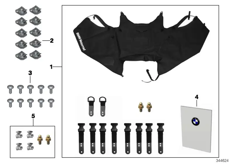 BMW Scooter-Mantel K18 77318527011 - Bildposition 01