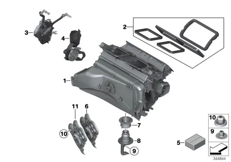 BMW Satz Dichtung E81 E82 E84 E87 E88 E90 E91 E92 E93 F25 F26 641