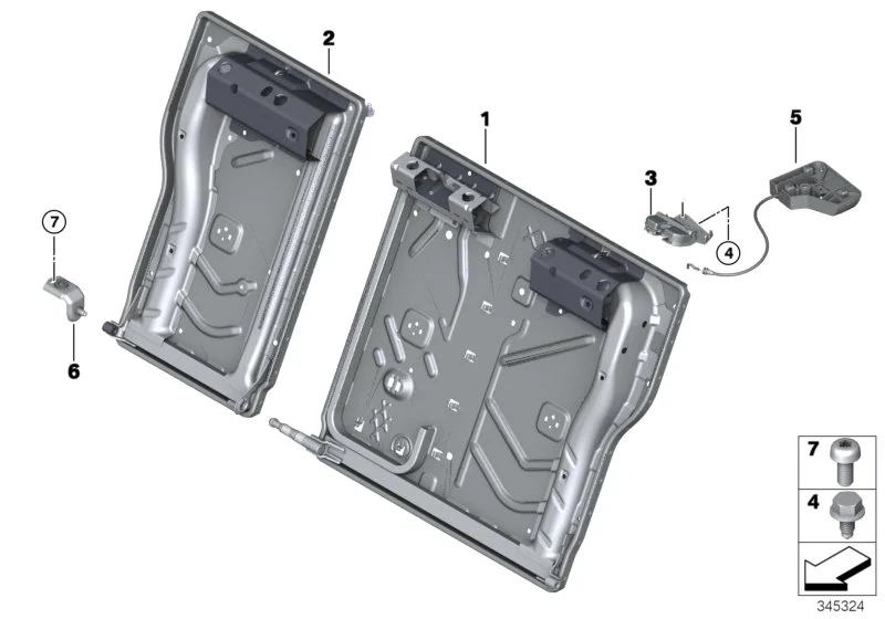 BMW Sechskantschraube F22 F23 F30 F32 F33 F44 F80 F82 F83 F87 F87N F90 F91 F92 F93 G14 G15 G16 G20 G28 G30 07119907416