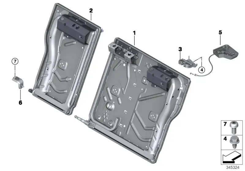 BMW Entriegelungseinheit 52207314012 - Bildposition 05