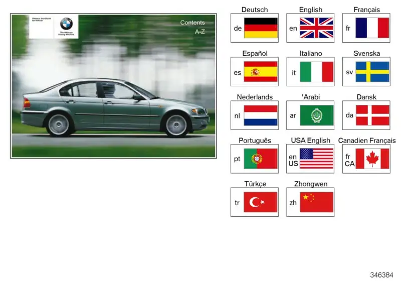 BMW Betriebsanleitung Deutsch /4 E46 01400158016