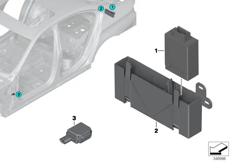 BMW Steuergerät Parkassistent F01 F02 F06 F07 F10 F11 F12 F13 663