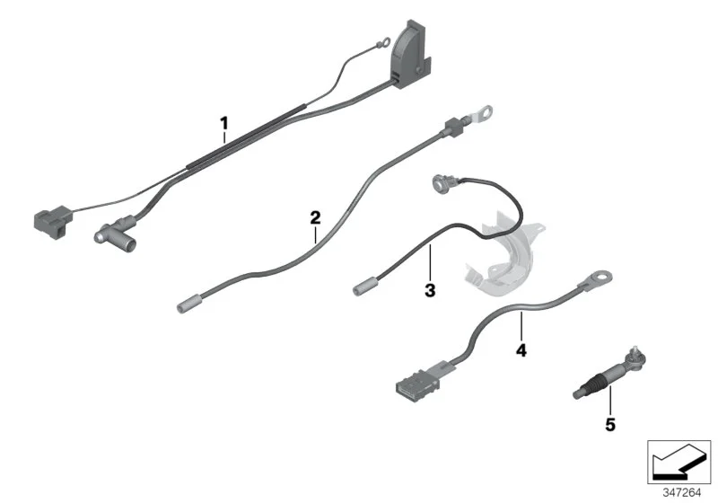 BMW Rep.-Kabel B+ E81 E84 E87 E90 E91 E92 E93 61129269907