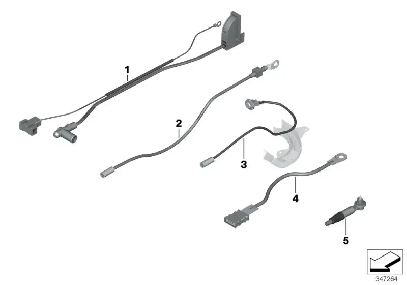 BMW Rep.-Kabel B+ E81 E82 E84 E87 E88 E89 E90 E91 E92 E93 6113932