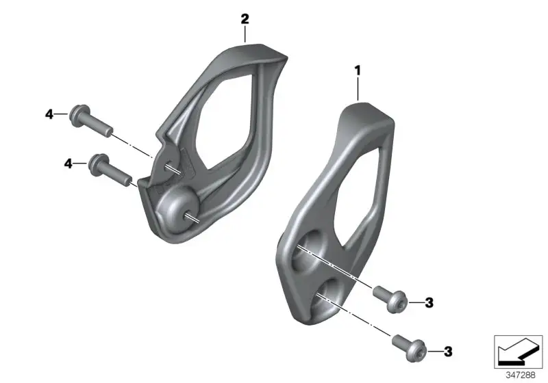 BMW Fersenabweiser links K50 K51 46718526191