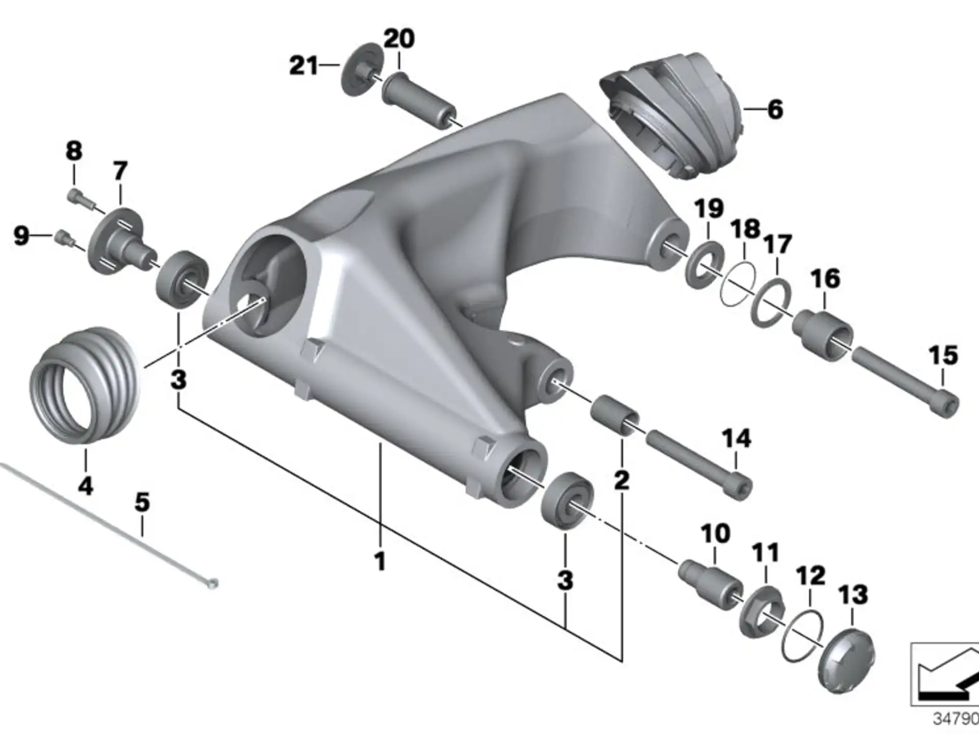 BMW ISA-Schraube K25 K25H K26 K27 K28 K29 K40 K43 K44 K48 K61 07129905658