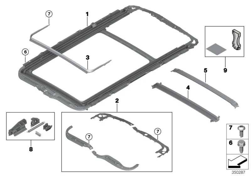 BMW Windabweiser F15 F85 54107387030