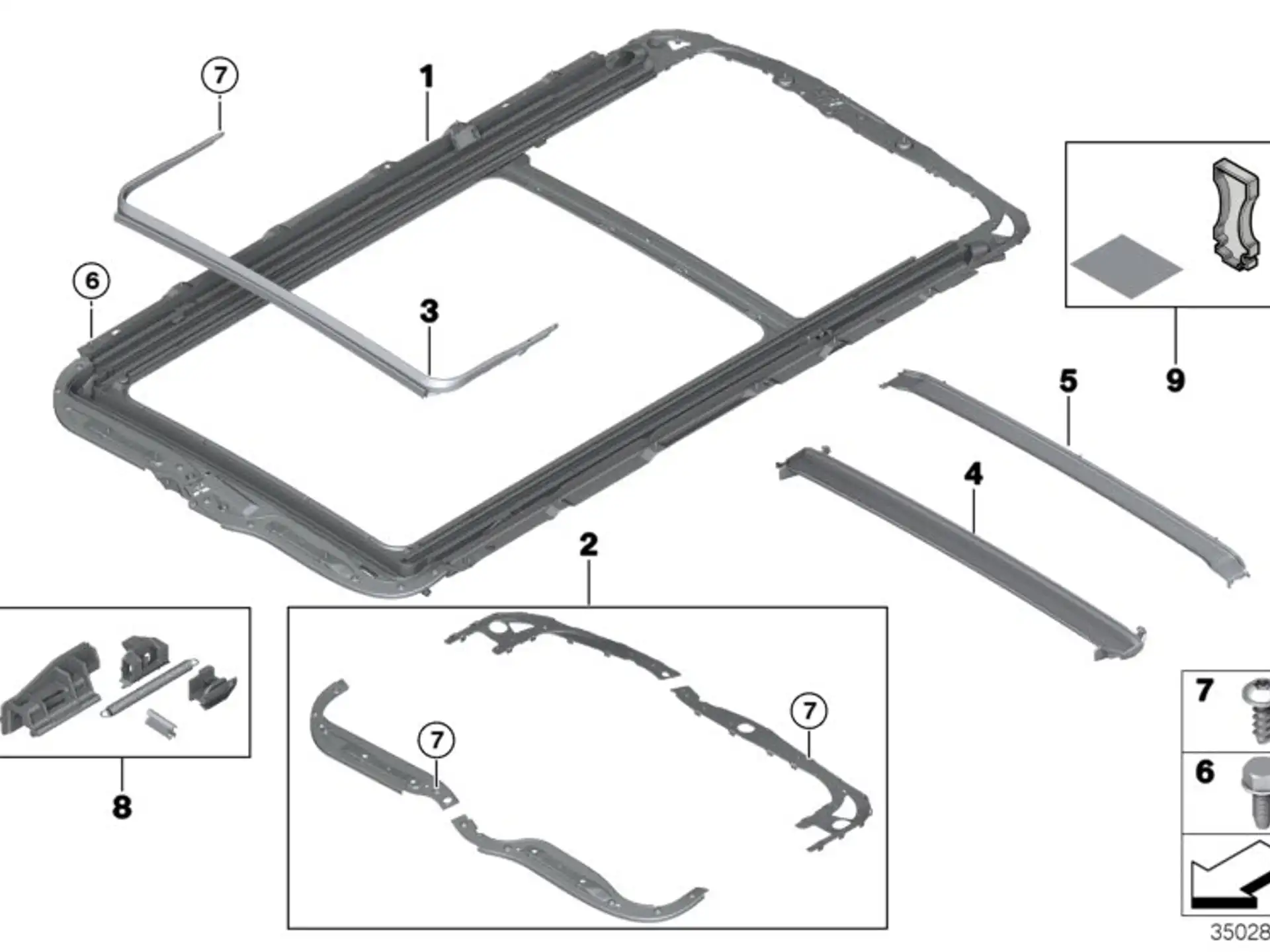 BMW Windabweiser F15 F85 54107387030