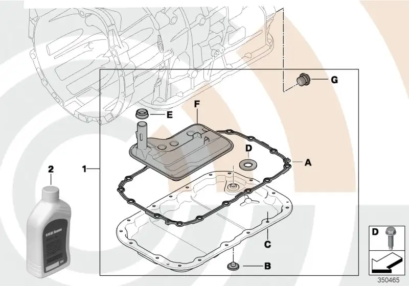 BMW Ölfilterkit Automatikgetriebe E81 E82 E83 E84 E87 E88 E90 E91