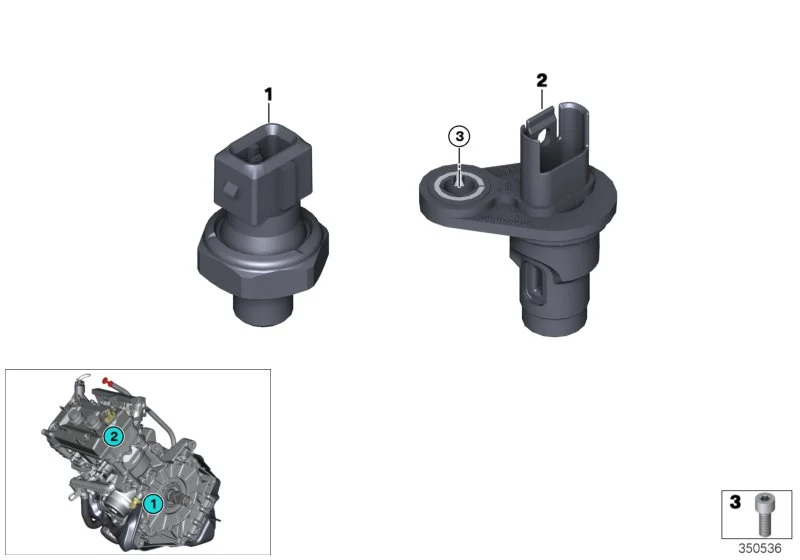 BMW Nockenwellensensor A40 K18 K19 K46 K47 K48 K49 K50 K51 K52 K53 K54 K61 K80 K81 K82 I01 12728523317