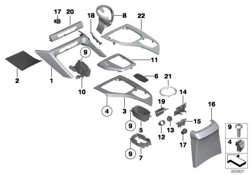 BMW Chromring E84 51169252902