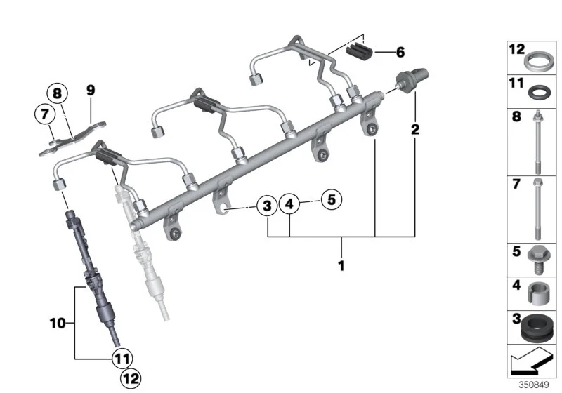 BMW Entkopplungselement E70 E71 E82 E84 E88 E89 E90 E91 E92 E93 F01 F02 F06 F07 F10 F11 F12 F13 F15 F16 F20 F21 F22 F23 F25 F26 F30 F31 F32 F33 F34 F36 F80 F82 F83 F85 F86 F87 F87N G11 G12 G30 13537577649
