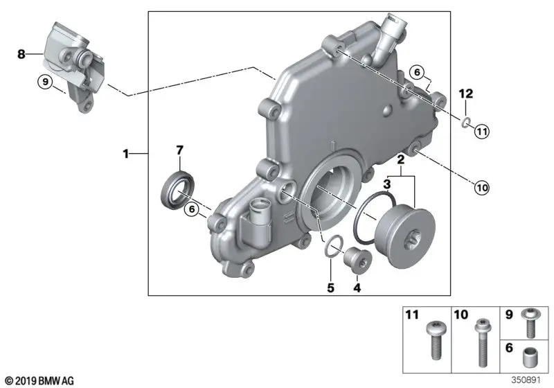 BMW Wellendichtring K18 K19 I01 11147729648