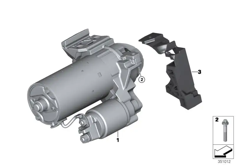 BMW Anlasser G01 G02 G05 G06 G07 G11 G12 G14 G15 G16 G20 G21 G30